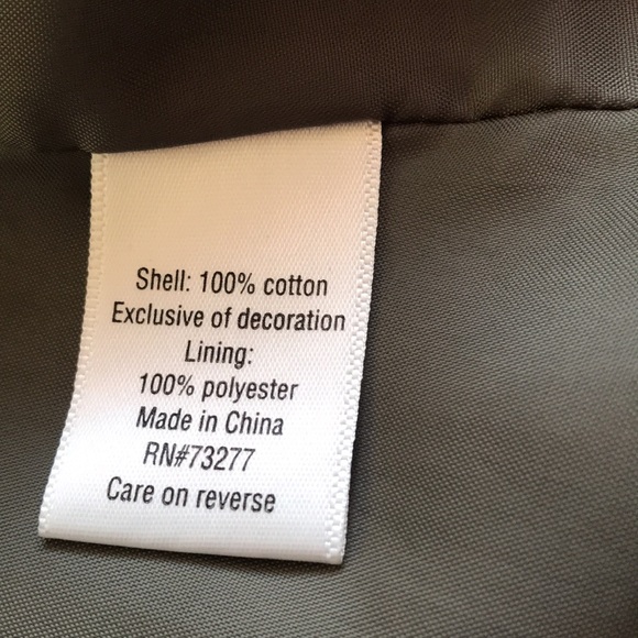 Apt. 9 Army green Cotton Blazer Size Small - Picture 11 of 12